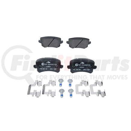 LD2621 by ATE BRAKE PRODUCTS - ATE Ceramic Rear Disc Brake Pad Set LD2621 for Audi, Volkswagen