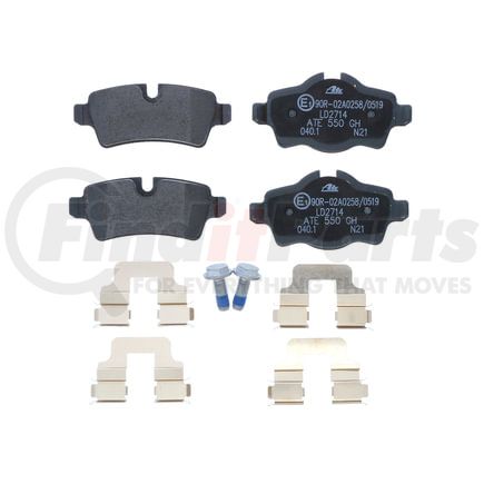LD2714 by ATE BRAKE PRODUCTS - ATE Ceramic Rear Disc Brake Pad Set LD2714 for Mini