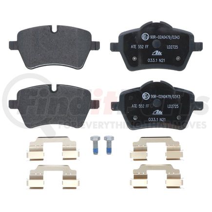 LD2725 by ATE BRAKE PRODUCTS - ATE Ceramic Front Disc Brake Pad Set LD2725 for Mini
