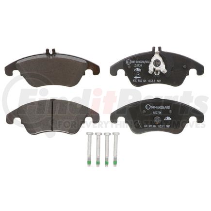 LD2734 by ATE BRAKE PRODUCTS - ATE Ceramic Front Disc Brake Pad Set LD2734 for Mercedes-Benz