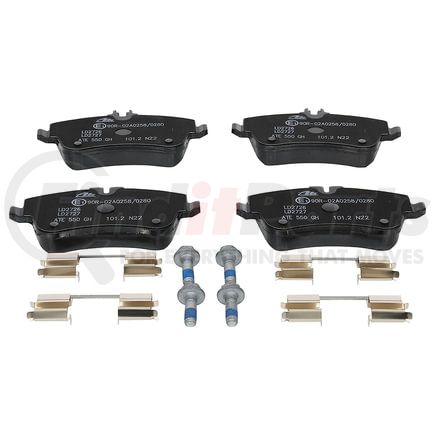 LD2726 by ATE BRAKE PRODUCTS - ATE Ceramic Front Disc Brake Pad Set LD2726 for Mercedes-Benz