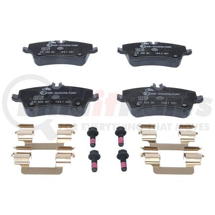 LD2727 by ATE BRAKE PRODUCTS - ATE Ceramic Front Disc Brake Pad Set LD2727 for Mercedes-Benz