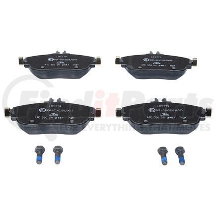 LD2779 by ATE BRAKE PRODUCTS - ATE Ceramic Front Disc Brake Pad Set LD2779 for INFINITI, Mercedes-Benz