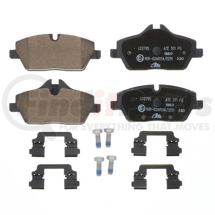 LD2795 by ATE BRAKE PRODUCTS - ATE Ceramic Front Disc Brake Pad Set LD2795 for Mini