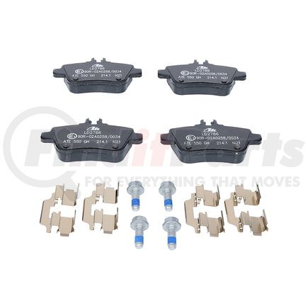 LD2786 by ATE BRAKE PRODUCTS - ATE Ceramic Rear Disc Brake Pad Set LD2786 for INFINITI, Mercedes-Benz