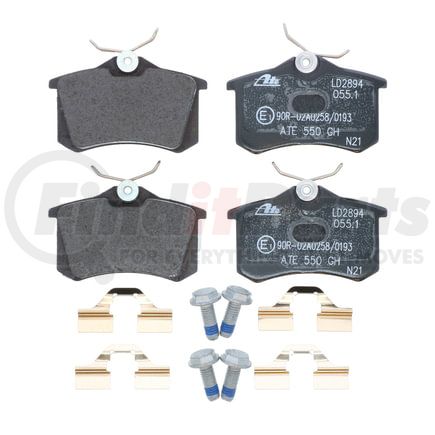 LD2894 by ATE BRAKE PRODUCTS - ATE Ceramic Rear Disc Brake Pad Set LD2894 for Audi, Volkswagen