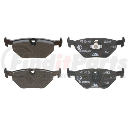 LD3605 by ATE BRAKE PRODUCTS - ATE Ceramic Rear Disc Brake Pad Set LD3605 for BMW, Saab