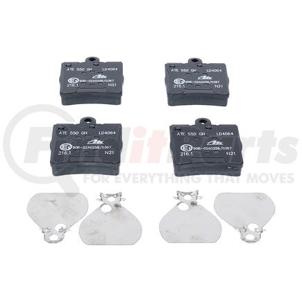 LD4064 by ATE BRAKE PRODUCTS - ATE Ceramic Rear Disc Brake Pad Set LD4064 for Chrysler, Mercedes-Benz