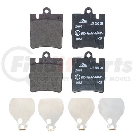 LD4065 by ATE BRAKE PRODUCTS - ATE Ceramic Rear Disc Brake Pad Set LD4065 for Mercedes-Benz