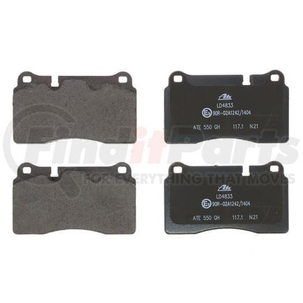 LD4833 by ATE BRAKE PRODUCTS - ATE Ceramic Front Disc Brake Pad Set LD4833 for Audi, Chevrolet, Volkswagen
