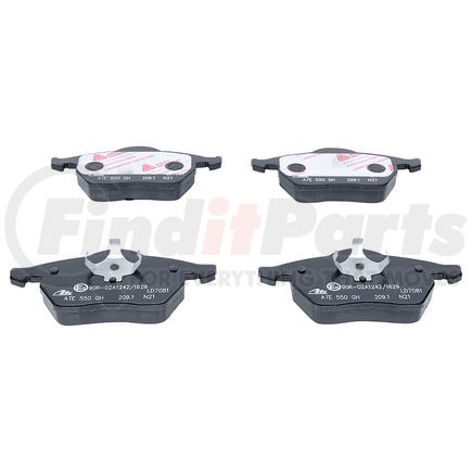 LD7081 by ATE BRAKE PRODUCTS - ATE Ceramic Front Disc Brake Pad Set LD7081 for Audi, Volkswagen