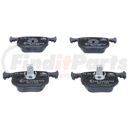LD7079 by ATE BRAKE PRODUCTS - ATE Ceramic Rear Disc Brake Pad Set LD7079 for BMW, Land Rover