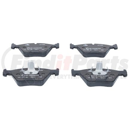 LD7089 by ATE BRAKE PRODUCTS - ATE Ceramic Front Disc Brake Pad Set LD7089 for BMW