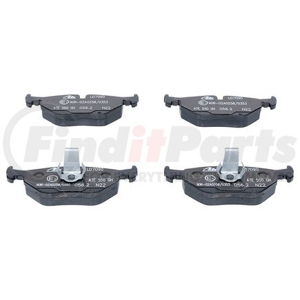 LD7090 by ATE BRAKE PRODUCTS - ATE Ceramic Rear Disc Brake Pad Set LD7090 for BMW