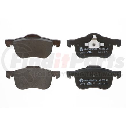LD7145 by ATE BRAKE PRODUCTS - ATE Ceramic Front Disc Brake Pad Set LD7145 for Volvo