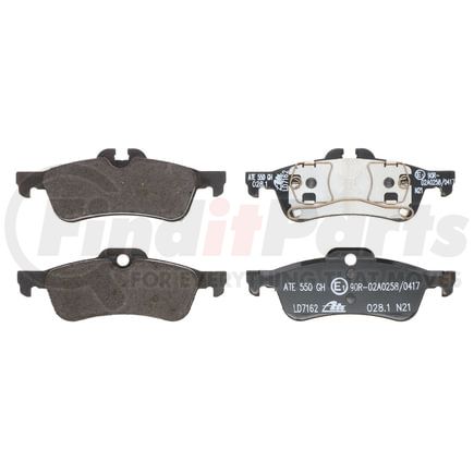 LD7162 by ATE BRAKE PRODUCTS - ATE Ceramic Front Disc Brake Pad Set LD7162 for Mini