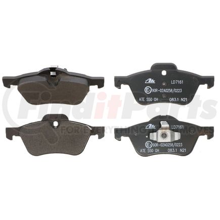 LD7161 by ATE BRAKE PRODUCTS - ATE Ceramic Front Disc Brake Pad Set LD7161 for Mini