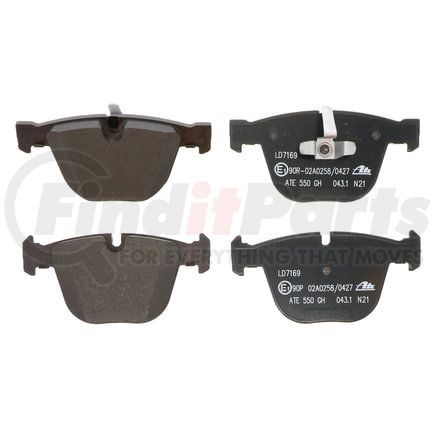 LD7169 by ATE BRAKE PRODUCTS - ATE Ceramic Front Disc Brake Pad Set LD7169 for BMW