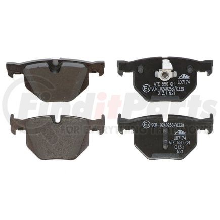 LD7174 by ATE BRAKE PRODUCTS - ATE Ceramic Rear Disc Brake Pad Set LD7174 for BMW