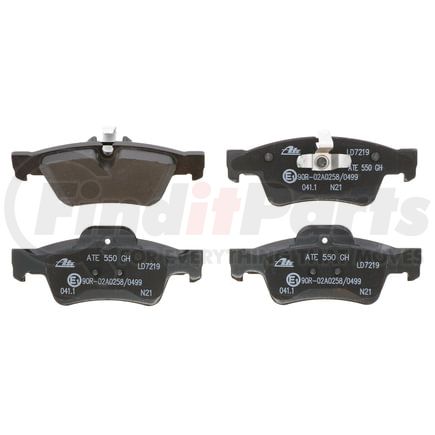 LD7219 by ATE BRAKE PRODUCTS - ATE Ceramic Front Disc Brake Pad Set LD7219 for Mercedes-Benz