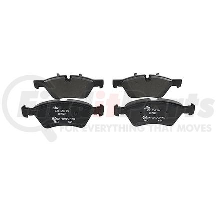 LD7220 by ATE BRAKE PRODUCTS - ATE Ceramic Front Disc Brake Pad Set LD7220 for Mercedes-Benz