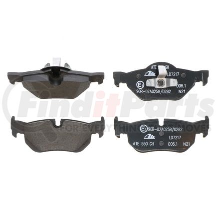 LD7217 by ATE BRAKE PRODUCTS - ATE Ceramic Rear Disc Brake Pad Set LD7217 for BMW