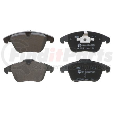 LD7228 by ATE BRAKE PRODUCTS - ATE Ceramic Front Disc Brake Pad Set LD7228 for Land Rover, Volvo
