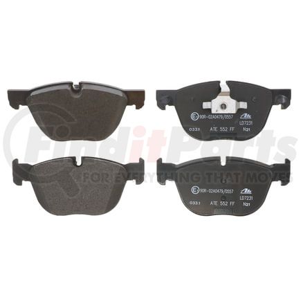 LD7231 by ATE BRAKE PRODUCTS - ATE Ceramic Front Disc Brake Pad Set LD7231 for BMW