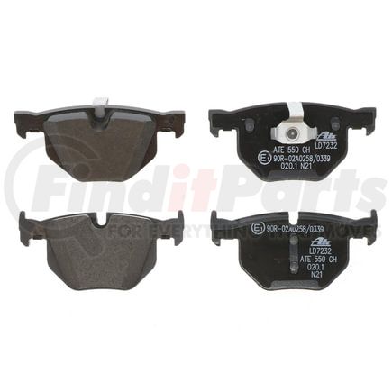 LD7232 by ATE BRAKE PRODUCTS - ATE Ceramic Front Disc Brake Pad Set LD7232 for BMW