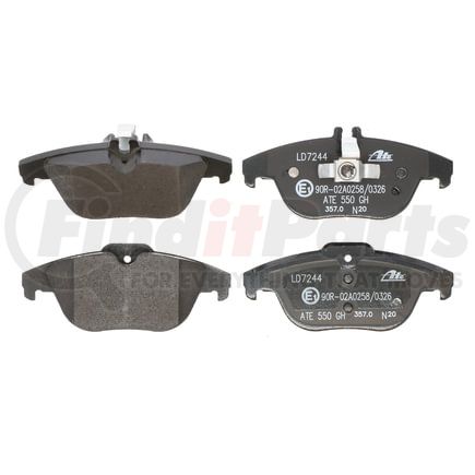 LD7244 by ATE BRAKE PRODUCTS - ATE Ceramic Rear Disc Brake Pad Set LD7244 for Mercedes-Benz