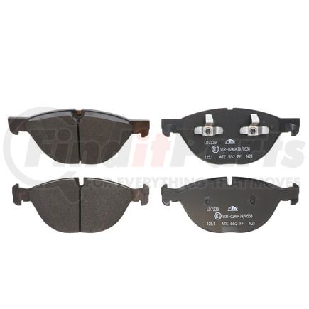 LD7239 by ATE BRAKE PRODUCTS - ATE Ceramic Front Disc Brake Pad Set LD7239 for BMW