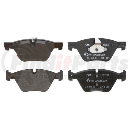 LD7268 by ATE BRAKE PRODUCTS - ATE Ceramic Front Disc Brake Pad Set LD7268 for BMW