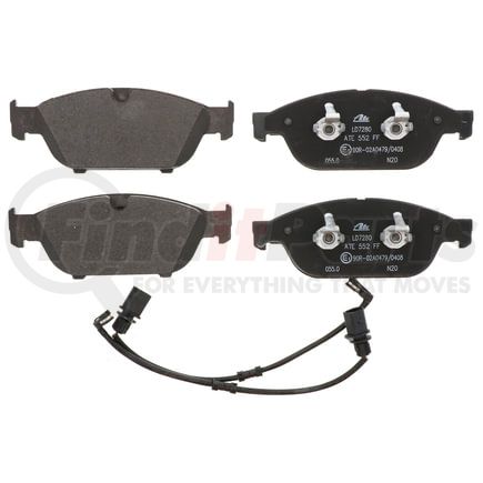 LD7280 by ATE BRAKE PRODUCTS - ATE Ceramic Rear Disc Brake Pad Set LD7280 for Audi
