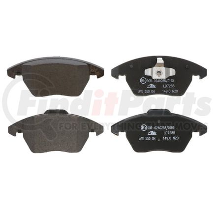 LD7285 by ATE BRAKE PRODUCTS - ATE Ceramic Rear Disc Brake Pad Set LD7285 for Volkswagen