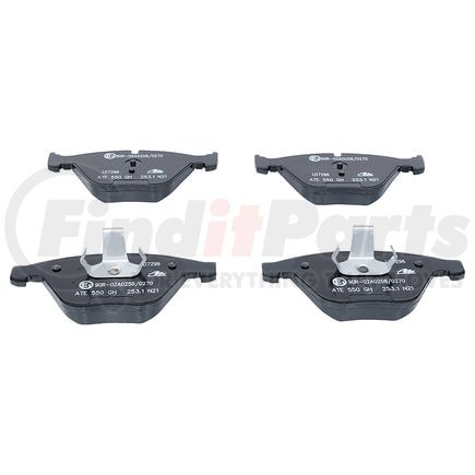 LD7296 by ATE BRAKE PRODUCTS - ATE Ceramic Front Disc Brake Pad Set LD7296 for BMW