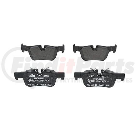 LD7315 by ATE BRAKE PRODUCTS - ATE Ceramic Rear Disc Brake Pad Set LD7315 for BMW, Mini
