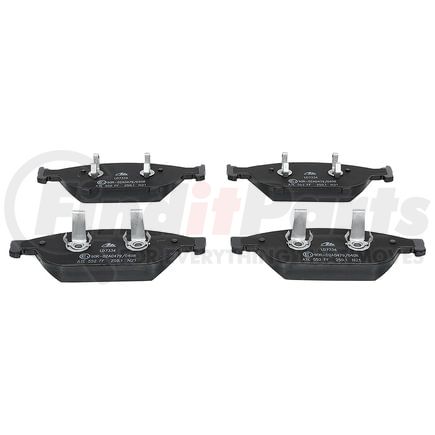 LD7334 by ATE BRAKE PRODUCTS - ATE Ceramic Front Disc Brake Pad Set LD7334 for Audi