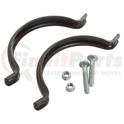 CB20S1 by HALDEX - Air Brake Chamber Clamp Band Kit - Black Finish, T20 Service Chamber, Service Side