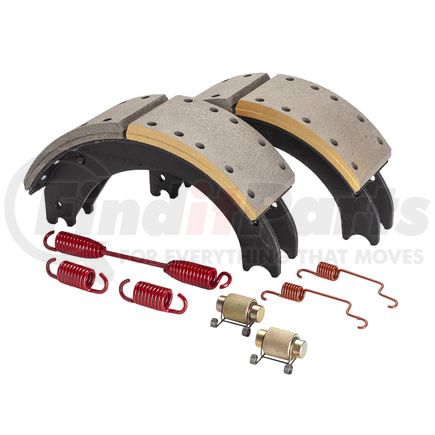 Haldex GG4719ES2G Drum Brake Shoe Kit Relined 2 Shoes/Hardware,2020 Grade Material, FMSI 4719, FMSI 4719
