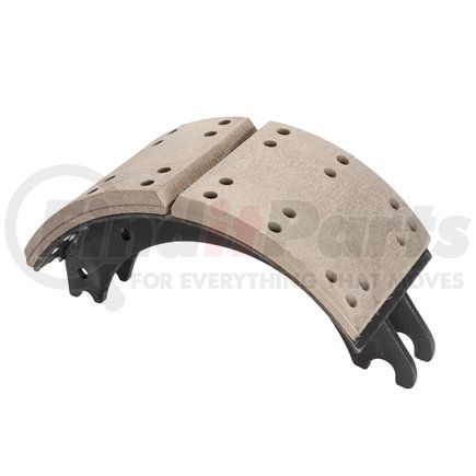 GR4591DXQR by HALDEX - Drum Brake Shoe and Lining Assembly - Rear, For Use w/ Dexter (PQ) Style