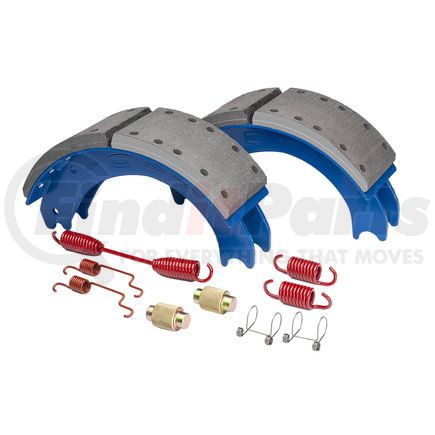 GR4719ES2J by HALDEX - Drum Brake Shoe Kit - Front, New, 2 Brake Shoes, with Hardware, for Eaton "ESII"