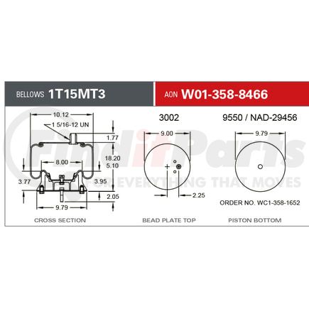 Firestone W013588466 1T15MT3 1