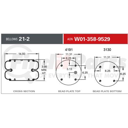W013589529 by FIRESTONE - 21D2 4BN 3/4NPT