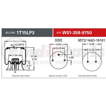 Firestone W013589750 1T15LP3 2BN