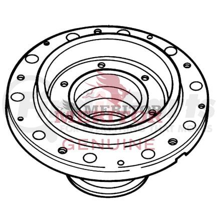 Meritor A 1 333P4228 Drive Axle Wheel Hub and Cup Drive Axle Wheel Hub and Cup, 15.50 in. Flange Outer Diameter, 10 Wheel