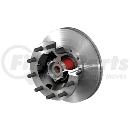 10129459 by CONMET - Iron PreSet Hub/Rotor FF Front Hub
