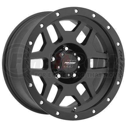 5041295552 by PRO COMP - Phaser Series 41; Size 20x9; Bolt Pattern 5x150mm; Back Space 5.25 in.; Offset 6mm; Max Load 2200 lbs.; Satin Black Finish;
