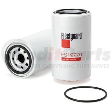 Fleetguard FS19770 Fuel Filter Fuel/Water Separator, Spin-On