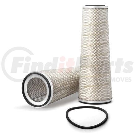 AF4628M by FLEETGUARD - Air Filter - Primary, Includes Wing Nut