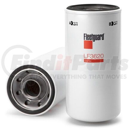 LF3620 by FLEETGUARD - Engine Oil Filter - Spin-On, for Detroit Diesel Series 60 Engine